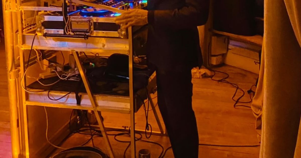 DJ focused on reading the wedding dancefloor rather than performing