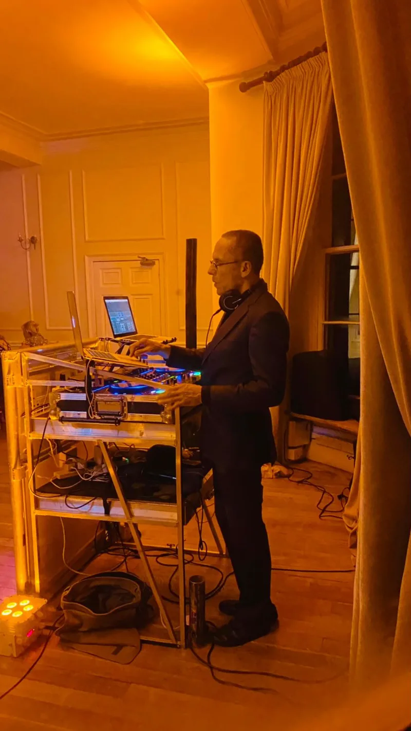 DJ focused on reading the wedding dancefloor rather than performing