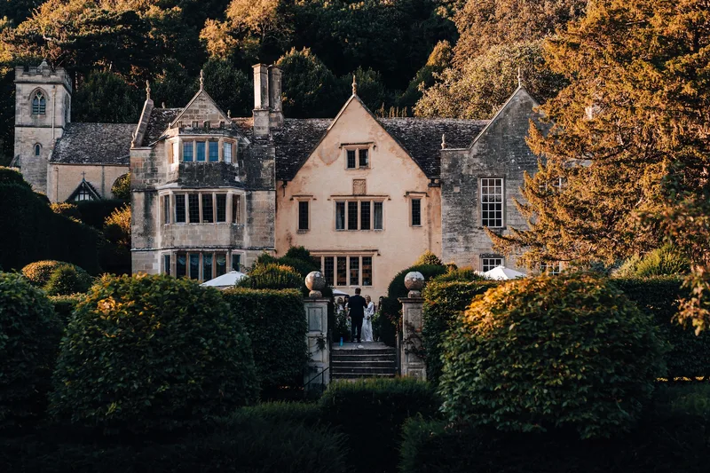 Owlpen Manor estate view