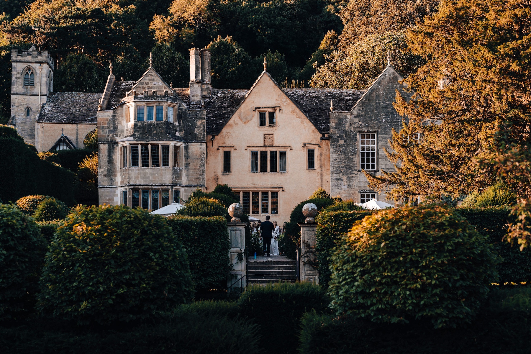 Owlpen Manor estate view