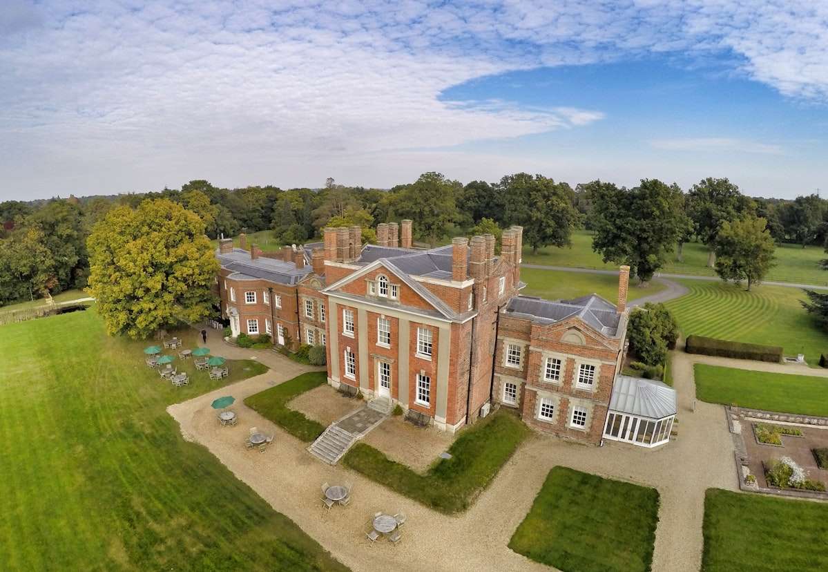 Warbrook House wedding venue with Georgian architecture and lush gardens